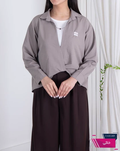 شومیز دو تیکه سیلک SADAF/MIU MIU