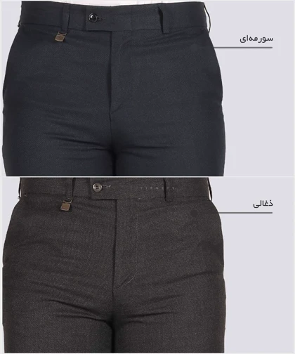 شلوار پارچه ای مردانه راسته گاباردین 0434