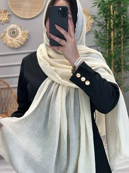 0251-شال حاشیه موجی