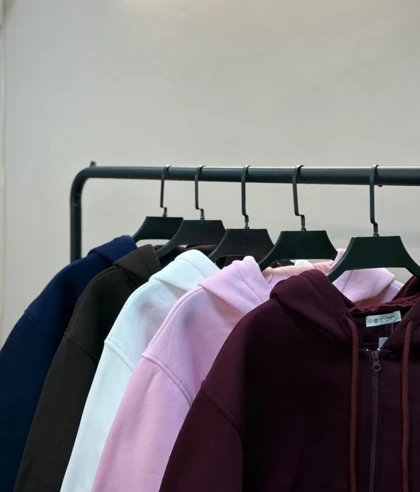 هودی جلو زیپ بلند اسپان