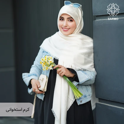 روسری ژاکارد رونا خطی