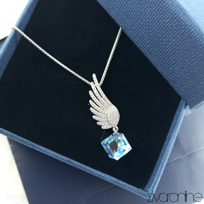 گردنبند سواروسکی بال فرشته 50278