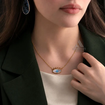 گردنبند زنانه تک چشم Evil Eye Necklace G-02