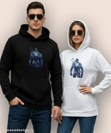هودی مردانه و زنانه طرح ویچر کد 989