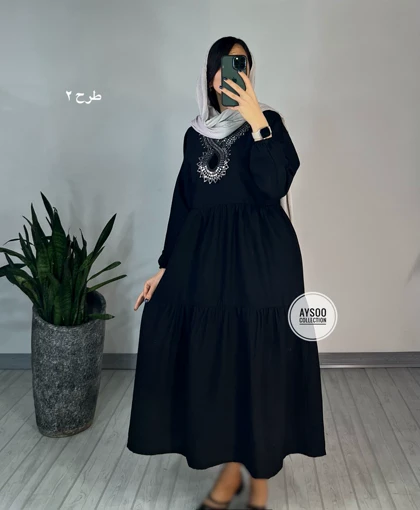 پیراهن مانتویی طناز