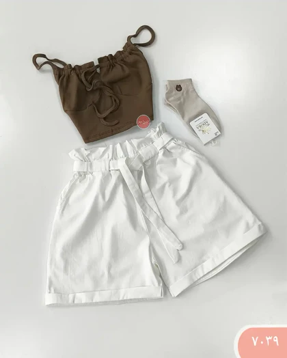 شلوارک لینن 7039