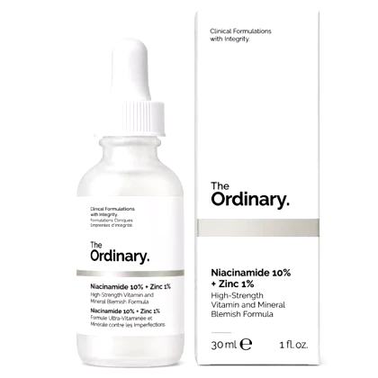 سرم ضد جوش نیاسینامید 10% زینک 1% اوردینریordinary