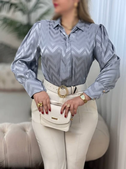 شومیز کرواتی مدل نسیم کد 50201