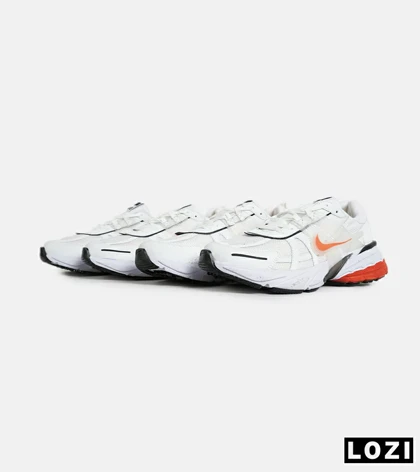 کفش کتانی مردانه و زنانه سفید نارنجی Nike cushlon