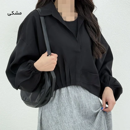 شومیز کراپ جلو بسته زنانه | آی بولک