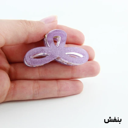 کلیپس دخترانه مدل پاپیون مثلثی شاین دار