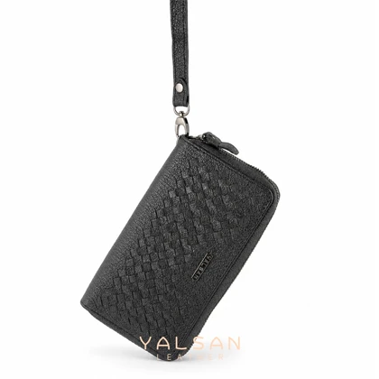 کیف پول زنانه چرم یلسان مدل غزال کد 051-BF