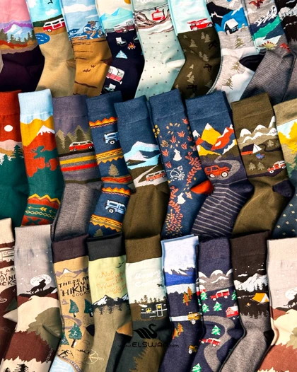 جوراب ساق‌دار پنبه هپی کمپر