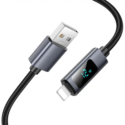 کابل یو اس بی به لایتنینگ هوکو HOCO مدل X112 جریان 2.4 آمپر 1 متر