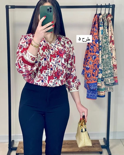 تونیک طرح‌دار پایین حاشیه