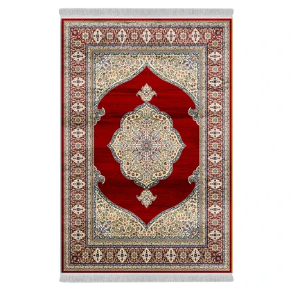 فرشینه از جنس پارچه هازان مخمل ترک طرح سنتی و مدرن برند دفه کد DAMG640