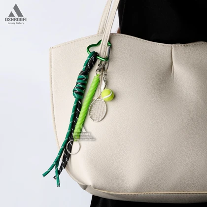چارم طرح راکت Tennis Racket Keychain Charm