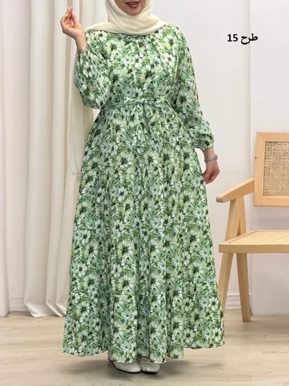 4252-پیراهن بلند نوردخت