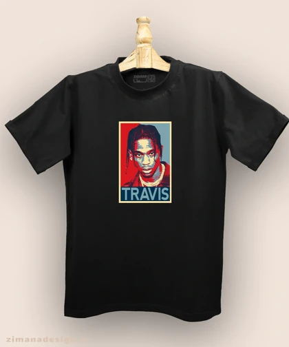 تیشرت مردانه و زنانه طرح تراویس اسکات کد 942