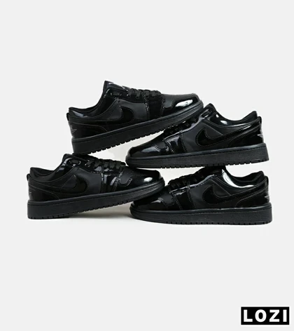 کفش کتانی مردانه مشکی نایک NIKE jordan 1 مدل 5962