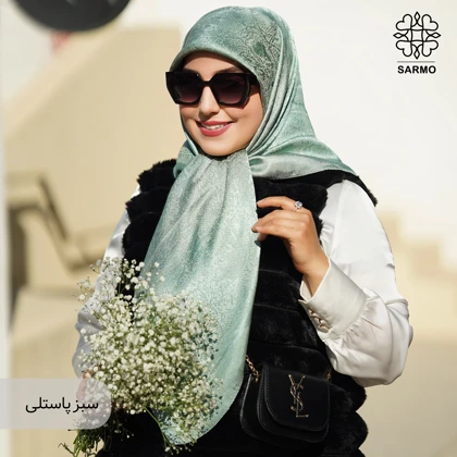 روسری ژاکارد رونا پوست ماری