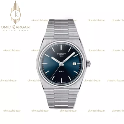 ساعت مچی تیسو پیاریکس صفحه سرمه ای مهندسی Tissot PRX