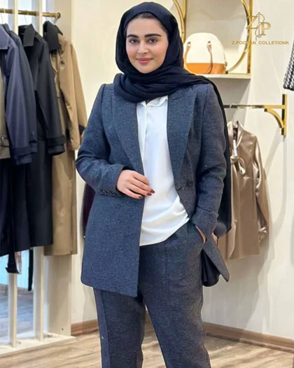 کت و شلوار زنانه اسپرت توییت جناقی ایزابل