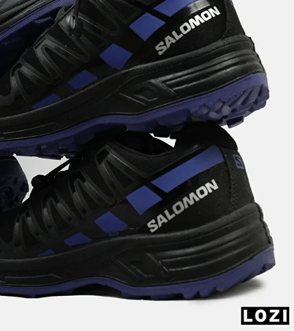 کفش کتانی کوهنوردی مشکی آبی مردانه و زنانه Salomon xa pro 3d