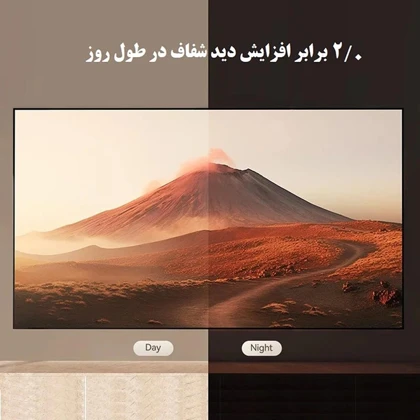 پرده ویدئو پروژکتور ضد نور ونبو Wanbo مدل WBAA05 سایز 75 اینچ