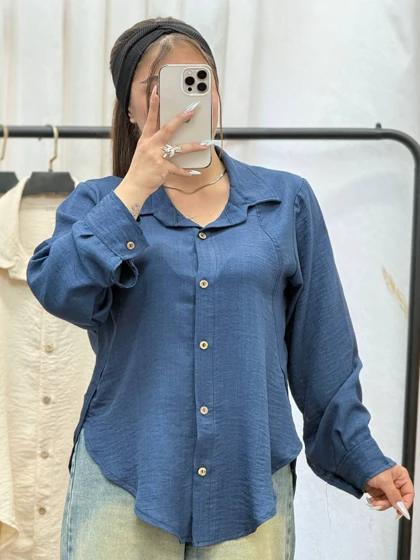 شومیز هلالی زنانه کد 4030194