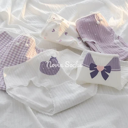 شورت طرح قلب بنفش (سایز 38 الی 42)