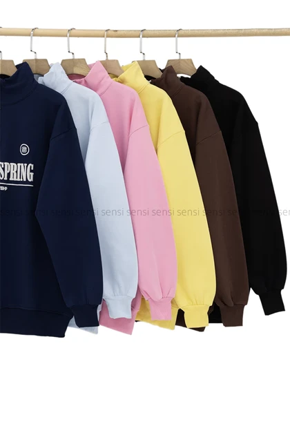 دورس نیم زیپ چاپ پفکی کد1005154