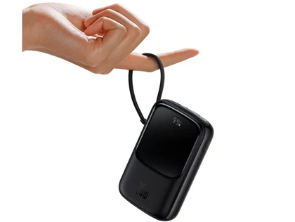 پاوربانک شارژر سریع 20 وات 10000 بیسوس Baseus Qpow Pro Fast Charge Power Bank PPQD020001