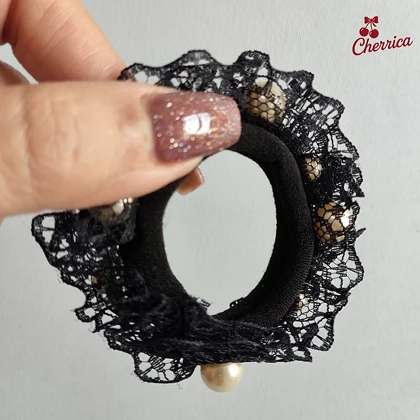 کش مو مرواریدی توری کد 32