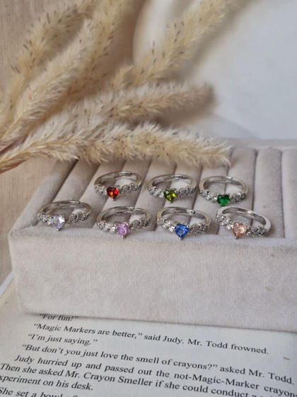 انگشتر جواهری (طرح یکی بخر 3تا ببر) 01