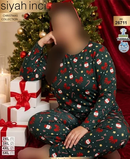 بلوز و شلوار بیگ سایز siyah inci کد 26711