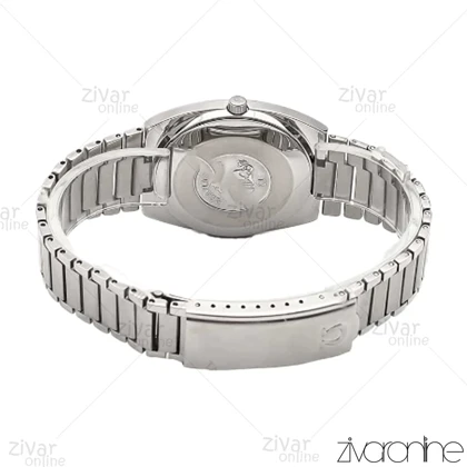 ساعت امگا سیمستر مردانه نقره ای صفحه آبی تیفانی 106194