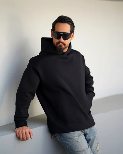 هودی مردانه پارچه غواصی