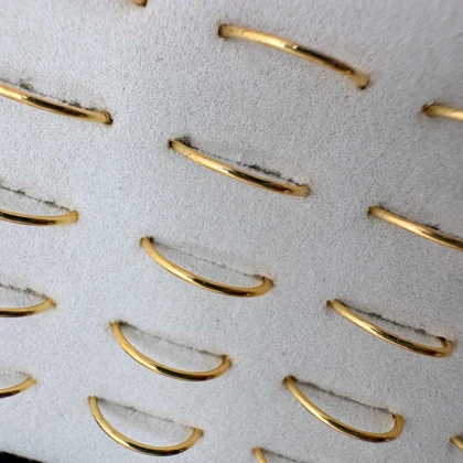 پیرسینگ فیک (Fake) مدل «حلقه طلایی» | بدون نیاز به سوراخ (فروش تکی)