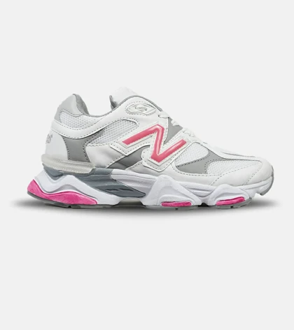 کفش کتانی زنانه طوسی سفید صورتی NEW BALANCE 9060