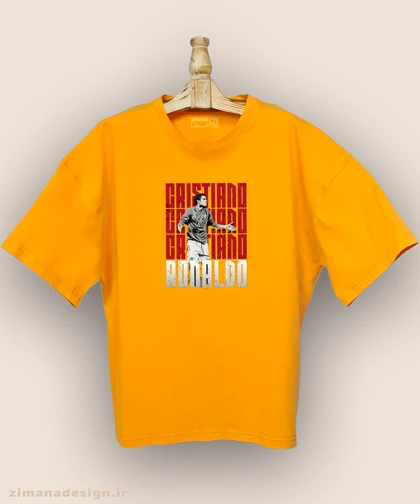تیشرت لش مردانه و زنانه طرح کریستیانو رونالدو کد 961