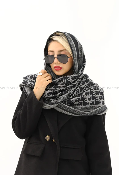 شال بافت موهری dior وارداتی کد1004835