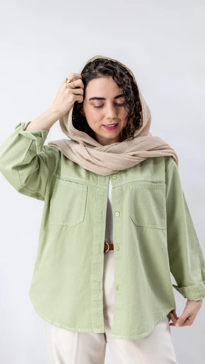 شومیز کتان رنگی بهاره