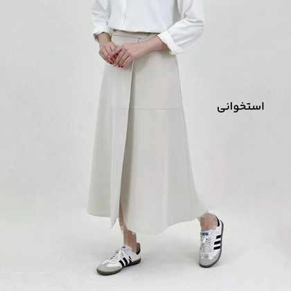 دامن زنانه جلو دکمه