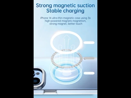 قاب شفاف مگنتی آیفون 14پلاس ویوو Wiwu Ultra Thin Magnetic Phone Case for IP 14/6.7'' Plus MCC-102