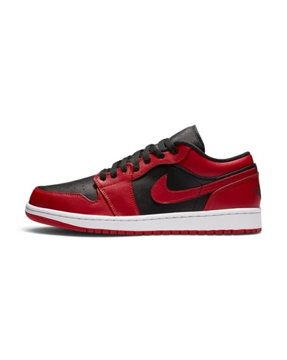 کتانی ویتنامی ایر جردن وان لو مشکی قرمزNike Air Jordan 1 Low Reverse Bred