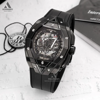 ساعت مردانه هابلوت Hublot Big Bang Sang Bleu King Black