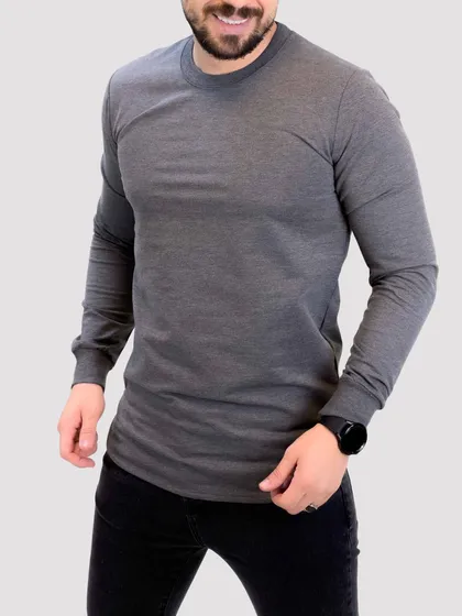 تیشرت 180201 ZARA خاکستری