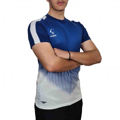 تیشرت اسپرت آبی رنگ