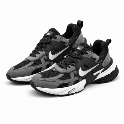 کفش کتانی مردانه نایکی v2k طوسی مشکی NIKE V2K